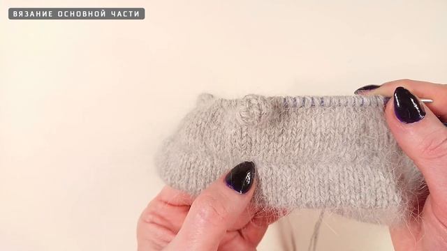 НЕЖНЕЙШАЯ ШАПКА ИЗ ПУХА НОРКИ / Обзор пряжи и МК по вязанию шапки спицами