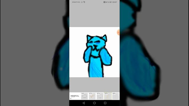 Мой 1 арт процесс рисования (гача будет потом) смотреть онлайн
