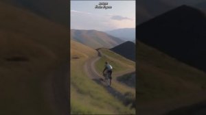 Как нейросеть видит велосипедиста в горах