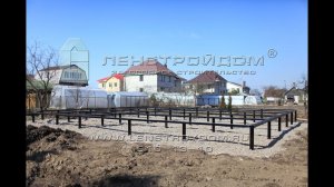 винтовые сваи монтаж фундамента 39шт за 12 часов таймлапс (под каркасный дом 11,5х12м)