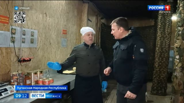 Бойцы Российской Федерации устанавливают полевые пункты под землей
