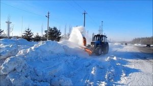 Лучшая снегоуборочная машина Беларус 1221.3 с ротором СУ 2.5OM