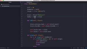 Making a BLOCKCHAIN in PYTHON WITH MINING!