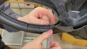 Перетяжка руля BMW E39, часть 3