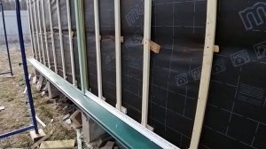 Монтаж сайдинга. Строительвво домов. Лучший монтаж вентелируемого фасада.