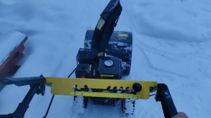 HUTER SGC 4100 бензиновый снегоуборщик обзор