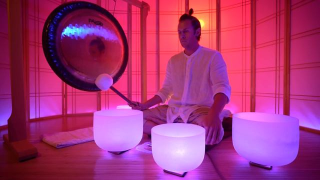 Jupiter Sound Bath | Crystal Singing Bowls & Gong Meditation Music | ASMR Sleep Music | Sagittarius смотреть онлайн