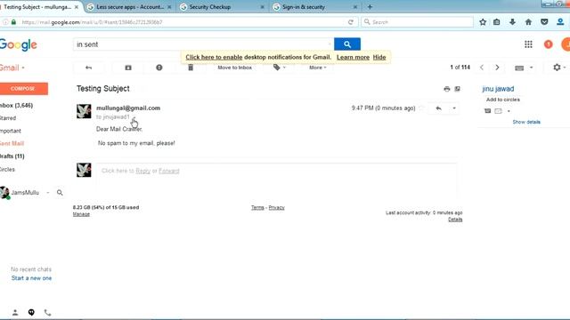 Send Email Using Java J2EE