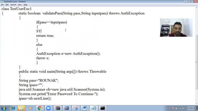 Java - Exception(class 4) User Define Exception | Throwable | Exception | Error | Runtime смотреть онлайн