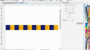How to add the cutting mark to the visiting card in CorelDraw