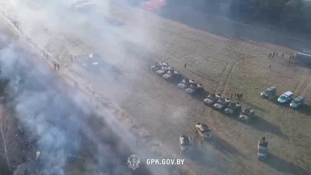 Лагерь мигрантов на беларусско-польской границе утром 9 ноября смотреть онлайн