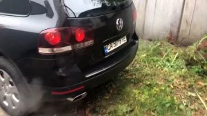 Из выхлопной трубы идёт дым. Это норма или какая-то проблема? Volkswagen Touareg 3,6 бензин.
