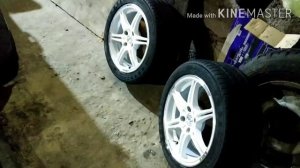 Лада калина 2 | Купил R15 колеса. Теперь внешний вид радует.