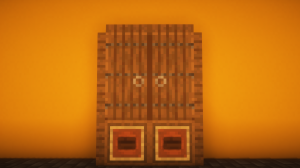 Майнкрафт-Инструкция как построить функционирующий шкаф в майнкрафте