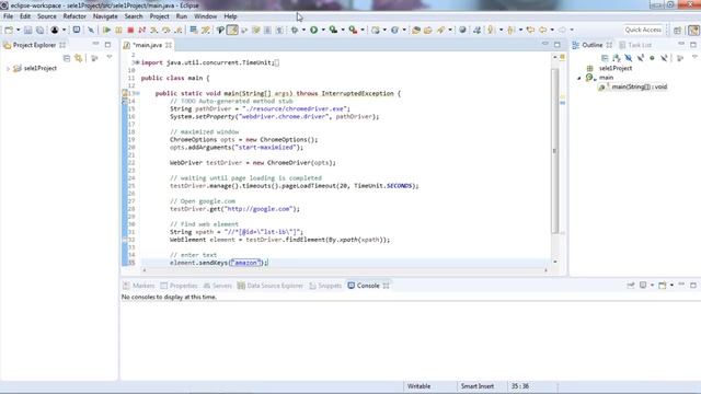 Java Selenium Example 8 - How to set text to Input смотреть онлайн