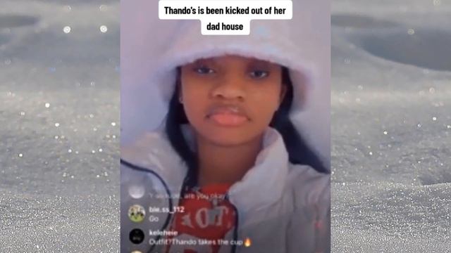 Thando went live just to disrespect her daddy💔😪|watch how rude she is to him oh no💔😪 смотреть онлайн