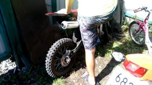 Питбайк - Ирбис ttr 125 ( Звук с Глушителем и Без Него )