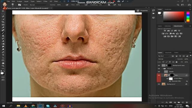 Professional Skin Retouch | download Action file | Photoshop Tutorial