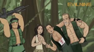 Как должен был закончиться фильм Хищник