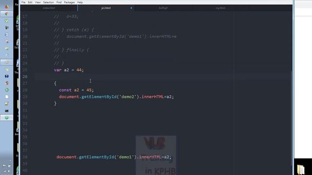 Const In JavaScript Training Videos In Telugu 62 I JavaScript Tutorials I Classes