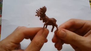 Видео: ЛОСЬ - игрушка для детей