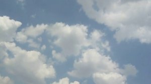 ॐ (OM) appearing in sky