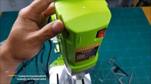 Test mini bench drill press MINIQ - For DIY Wood Metal