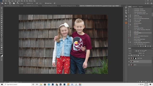 Quick Select, refine edge, dodge and burn, layer mask editing a photo in Photoshop. смотреть онлайн
