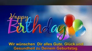 Ein Fröhlich Lied zum Geburtstag