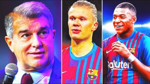 HAALAND AND MBAPPE TO BARCELONA?! LAPORTA'S STATEMENT! Barca is in secret negotiations with both?!