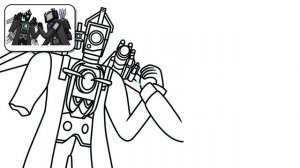 КАК НАРИСОВАТЬ ТИТАН КАМЕРАМЕН и ТИТАНА ТВ МЕНА из Скибиди Туалет