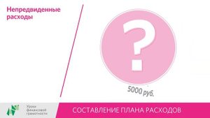 «Составление плана расходов» (5-7 классы)
