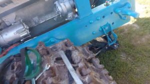 установка ямз до трактора т150гусеничный