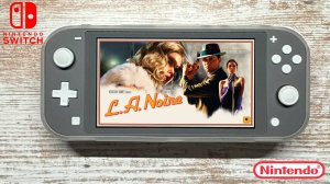 L.A. Noire Nintendo Switch Lite Gameplay