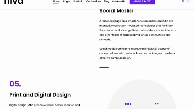 Niva - Creative Agency & Freelancer WordPress Theme | Themeforest Templates смотреть онлайн