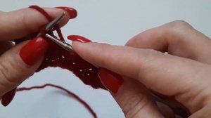 Супер объёмный узор для шапок спицами