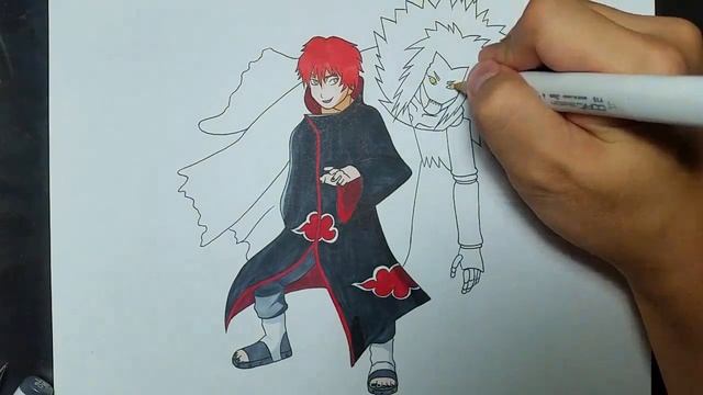 How to Draw Akatsuki Sasori 3D - Naruto смотреть онлайн