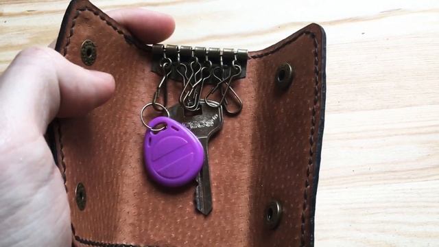 Ключница из натуральной кожи ручной работы made_doronin смотреть онлайн