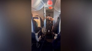 Обычный полет в самолете