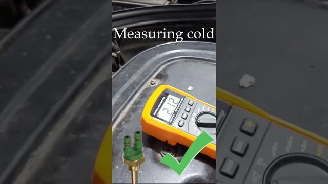 #Coolant temperature sensor check @mercedeske