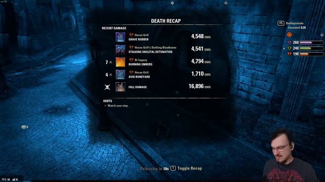 ESO Look at The Heals Holy S##t PVP Healer Necromancer Gameplay Full Match BG смотреть онлайн