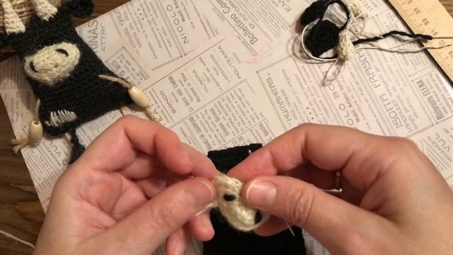 БЫЧОК- брелок КРЮЧКОМ. Вяжем вместе.