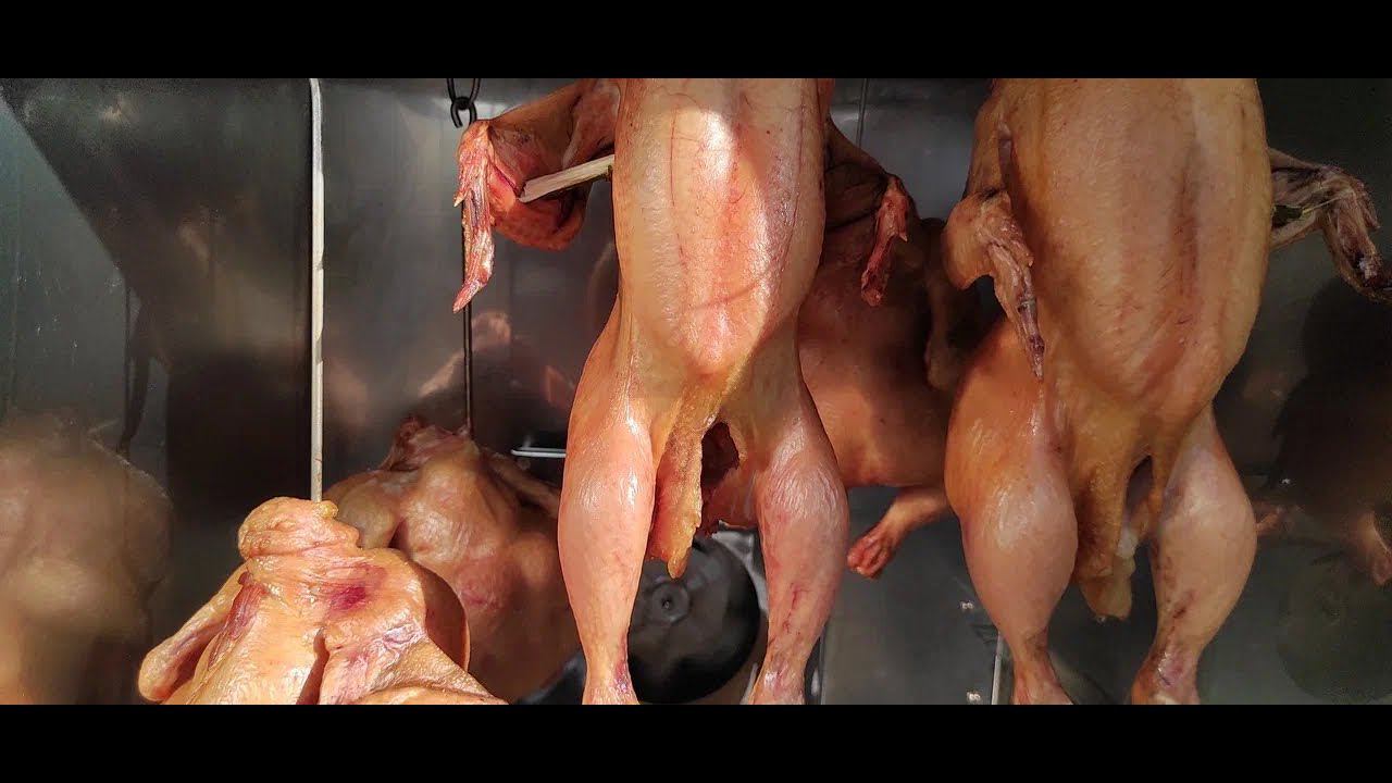 Куры горячего копчения.Коптим мясо.