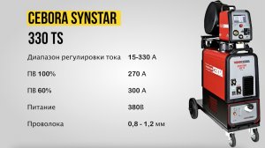 Cebora Synstar 330 TS _ Обзор и демонстрация