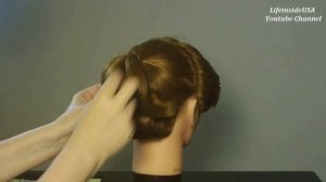 Вечерняя прическа на Новый год на длинные волосы / Pretty updo hairstyles for long hair