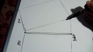 Смещение  диаметров или утка с относом 60 мм.