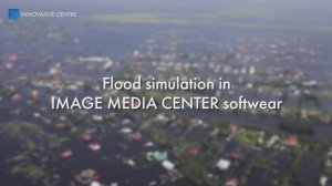 Flood simulation in IMAGE MEDIA CENTER software. Nigeria