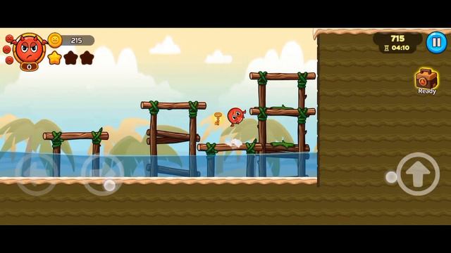 Level 14 * (2.Treasure island🏝️)Ball V-Red Boss Challenge game 🎮#gametutorials#ball_games #gameplay