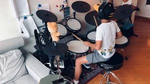 Wipe Out - The Ventures - Drum Cover by Basbobo