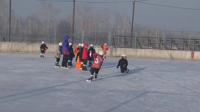 хоккей эстафеты 1 декабря праздник зимы г. Рубцовск, Пономарев Алексей №30 смотреть онлайн